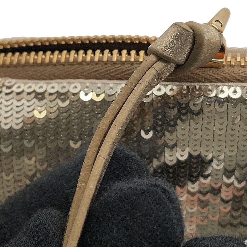 ミュウミュウ チェーンショルダーバッグ スパンコール レザー 5BC103 MIUMIU