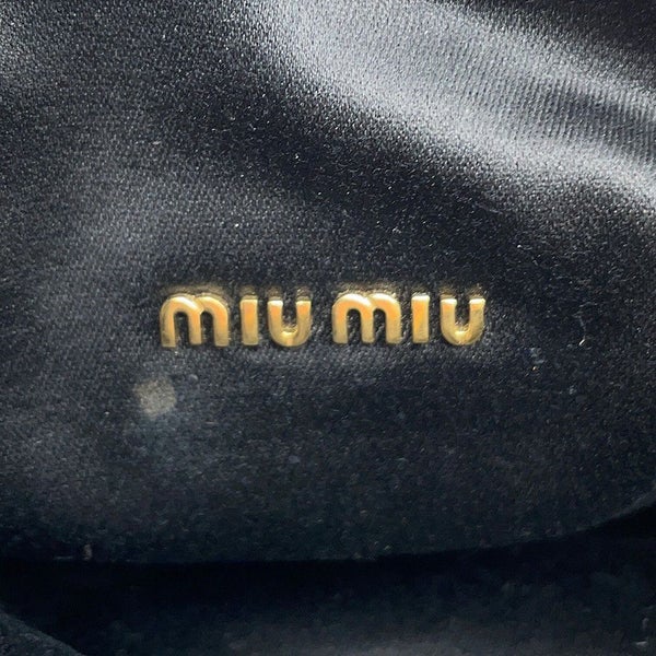 ミュウミュウ チェーンショルダーバッグ スパンコール レザー 5BC103 MIUMIU