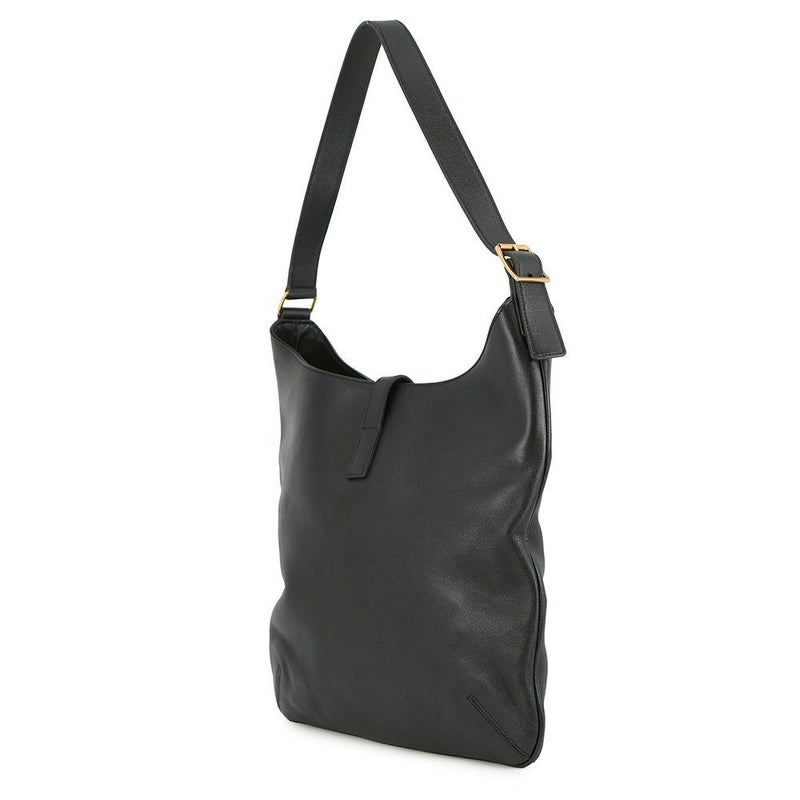 サンローランパリ ショルダーバッグ ホーボーバッグ レザー 372086 SAINT LAURENT PARIS 黒