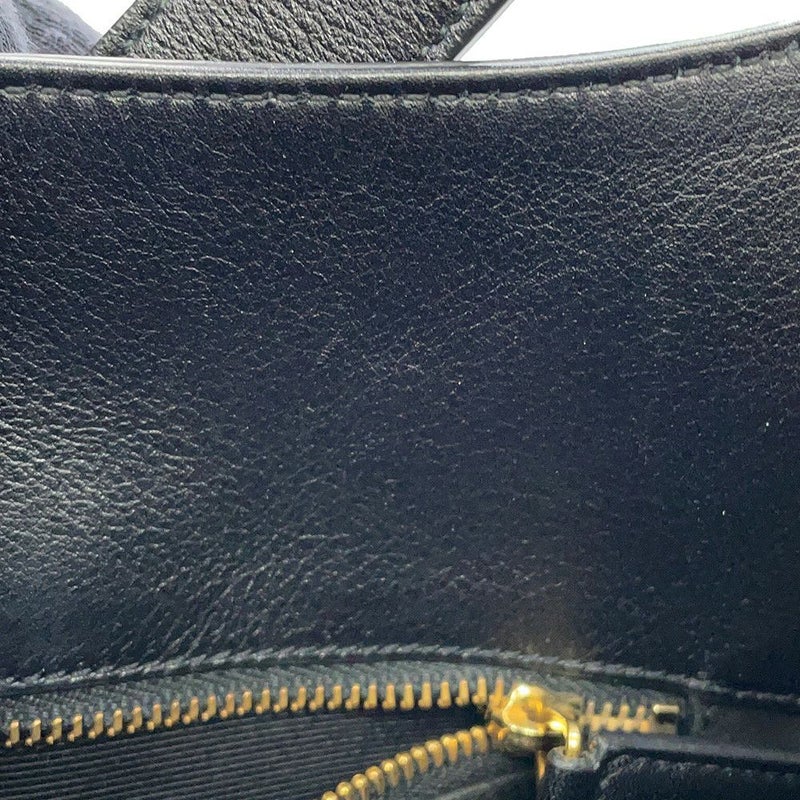 サンローランパリ ショルダーバッグ ホーボーバッグ レザー 372086 SAINT LAURENT PARIS 黒