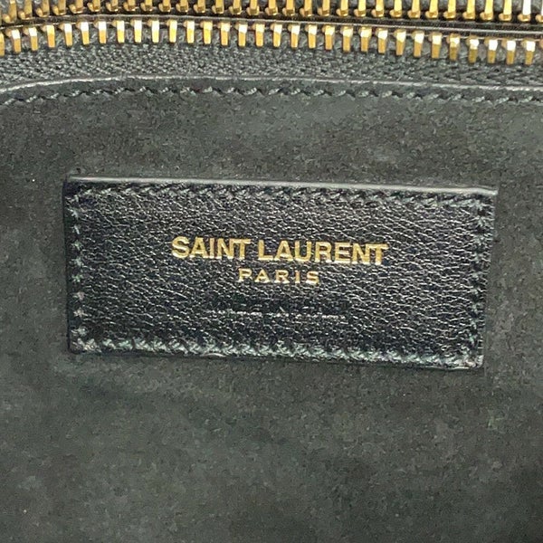 サンローランパリ ショルダーバッグ ホーボーバッグ レザー 372086 SAINT LAURENT PARIS 黒