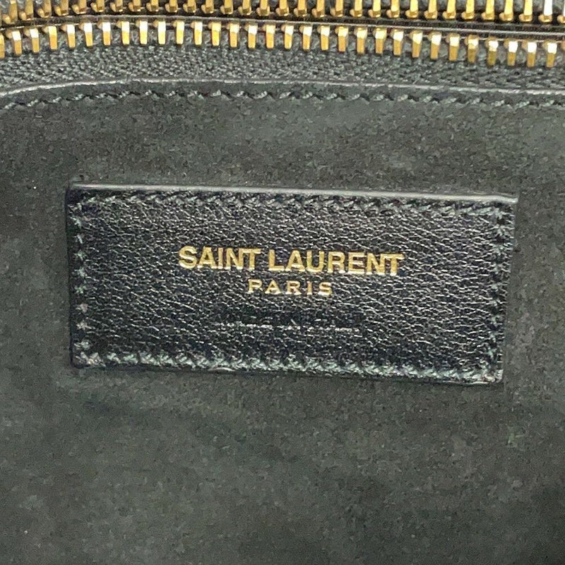 サンローランパリ ショルダーバッグ ホーボーバッグ レザー 372086 SAINT LAURENT PARIS 黒
