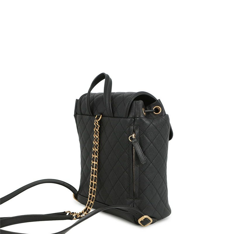 シャネル リュック フィリグリー マトラッセ ココマーク キャビアスキン A57090 バックパック バッグ 黒