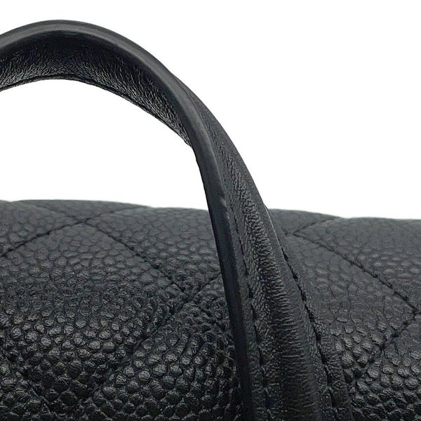 シャネル リュック フィリグリー マトラッセ ココマーク キャビアスキン A57090 バックパック バッグ 黒