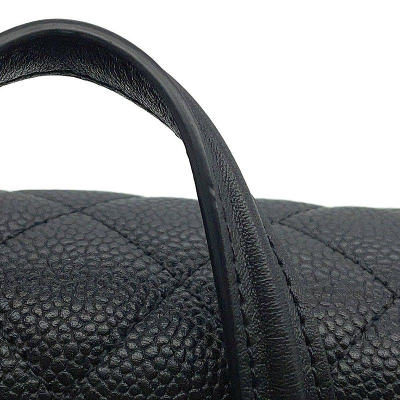 シャネル リュック フィリグリー マトラッセ ココマーク キャビアスキン A57090 バックパック バッグ 黒