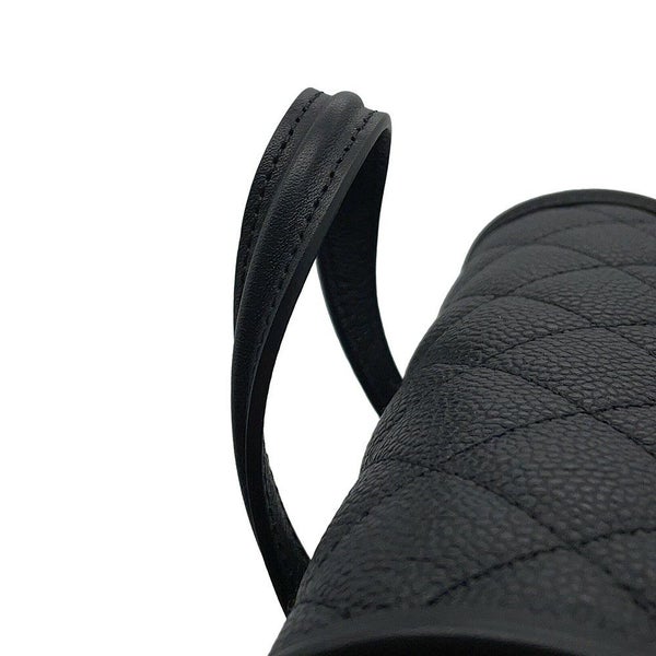 シャネル リュック フィリグリー マトラッセ ココマーク キャビアスキン A57090 バックパック バッグ 黒