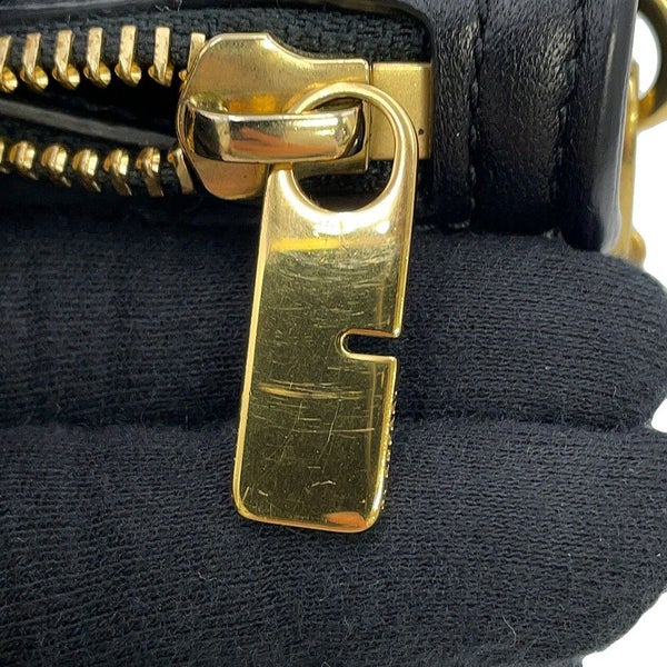 バーバリー チェーンショルダーバッグ マイクロ シールド レザー 8079856 BURBERRY 黒