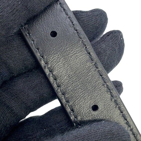 バーバリー ショルダーバッグ アイコンストライプ ルイーズバッグ PVC レザー 8051846 BURBERRY 黒