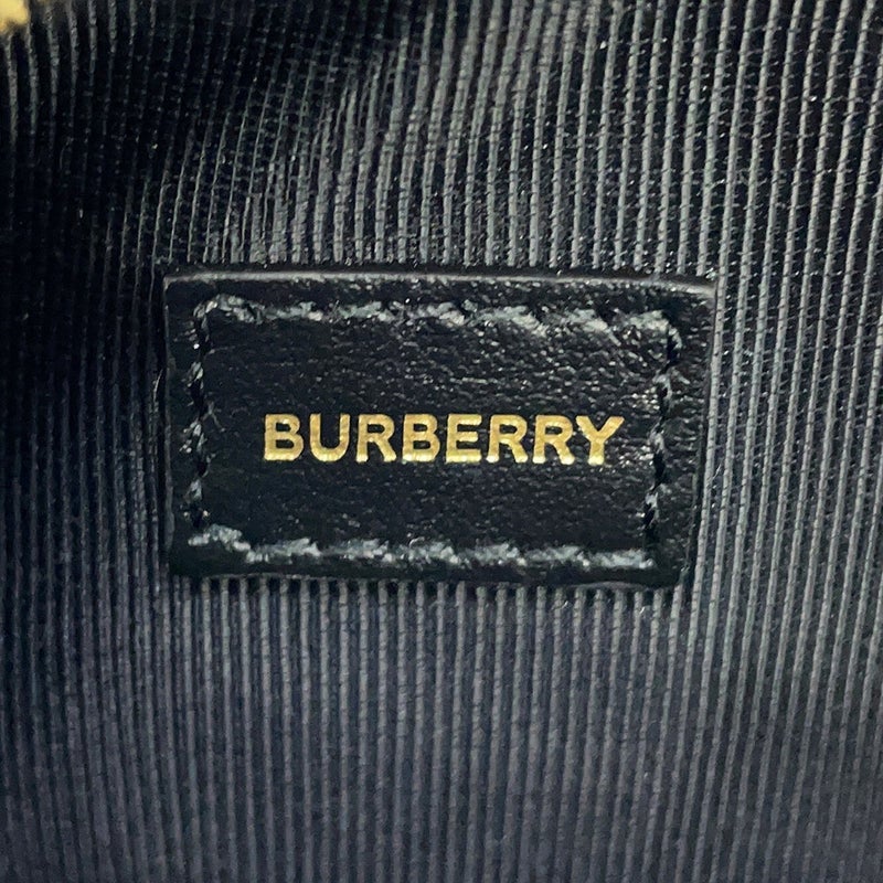 バーバリー ショルダーバッグ アイコンストライプ ルイーズバッグ PVC レザー 8051846 BURBERRY 黒