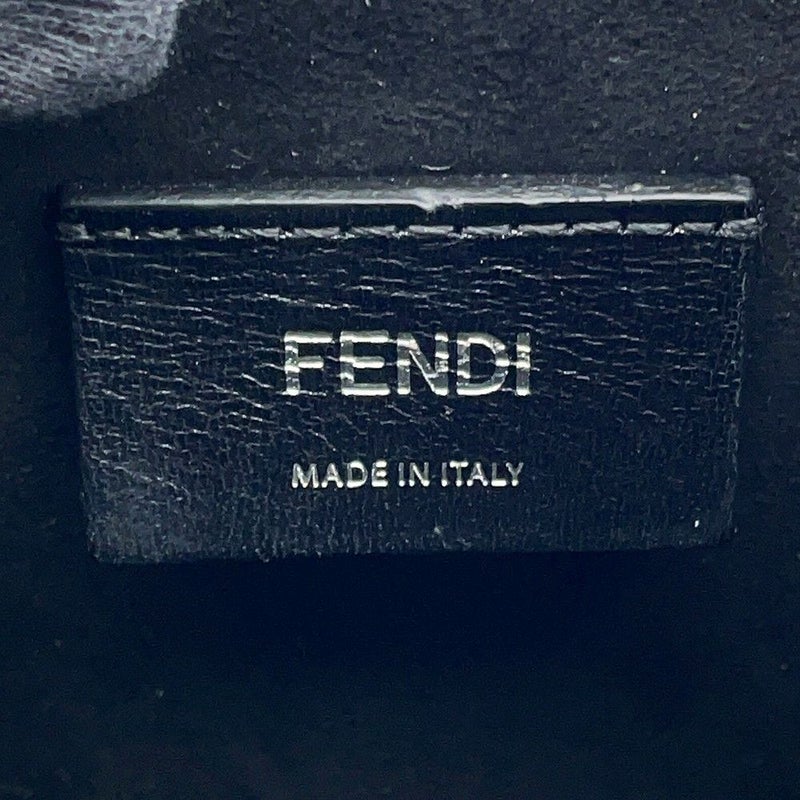 フェンディ ショルダーバッグ 縦型 ボックス レザー 7VA519 FENDI 黒