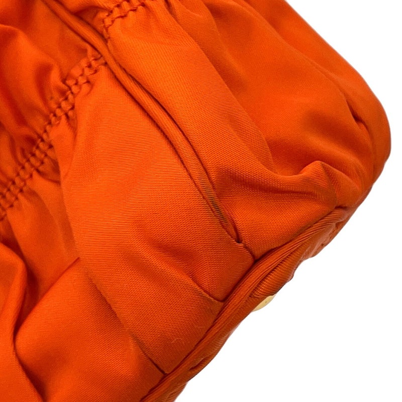 プラダ ハンドバッグ ギャザー ナイロン レザー BN2393 PRADA 2way