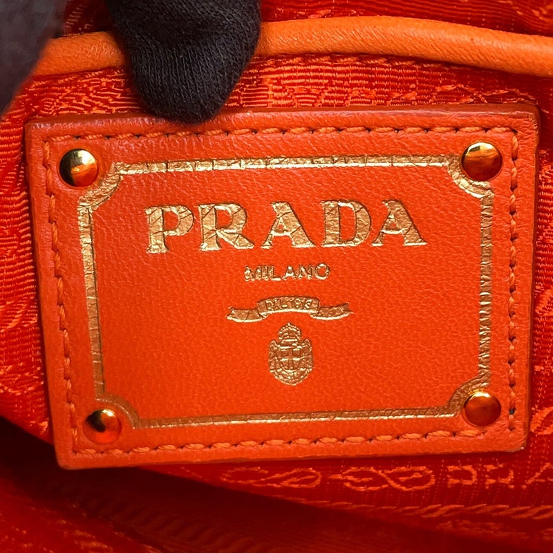 プラダ ハンドバッグ ギャザー ナイロン レザー BN2393 PRADA 2way