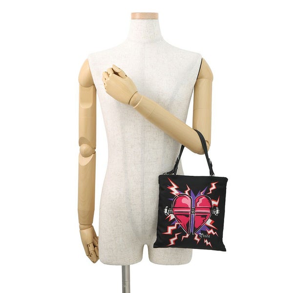 プラダ ハンドバッグ UNIVERSAL STUDIOS for PRADA フランケンシュタイン ハート 1BA252 PRADA 2way 黒