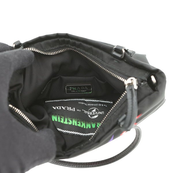 プラダ ハンドバッグ UNIVERSAL STUDIOS for PRADA フランケンシュタイン ハート 1BA252 PRADA 2way 黒