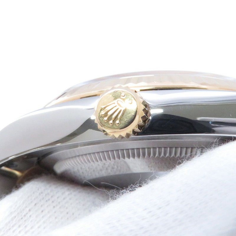 ロレックス デイトジャスト SS/K18YG 10Pダイヤ 116233G ROLEX 腕時計 シルバーコンピューター文字盤