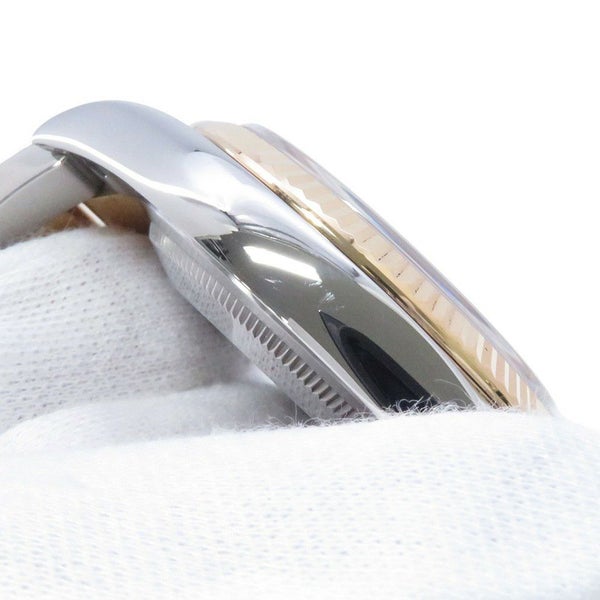 ロレックス デイトジャスト SS/K18YG 10Pダイヤ 116233G ROLEX 腕時計 シルバーコンピューター文字盤