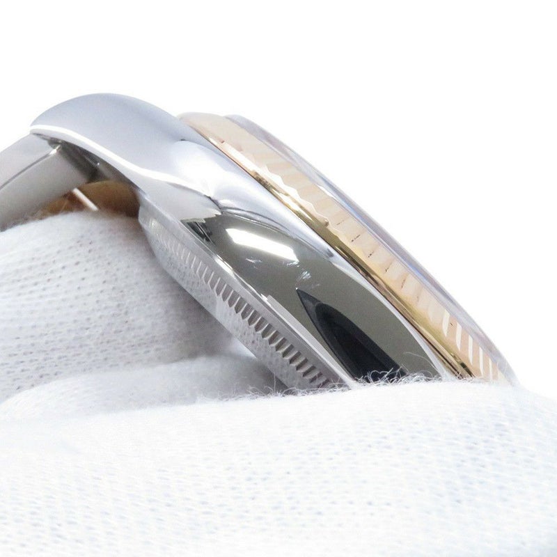 ロレックス デイトジャスト SS/K18YG 10Pダイヤ 116233G ROLEX 腕時計 シルバーコンピューター文字盤