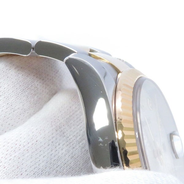 ロレックス デイトジャスト SS/K18YG 10Pダイヤ 116233G ROLEX 腕時計 シルバーコンピューター文字盤