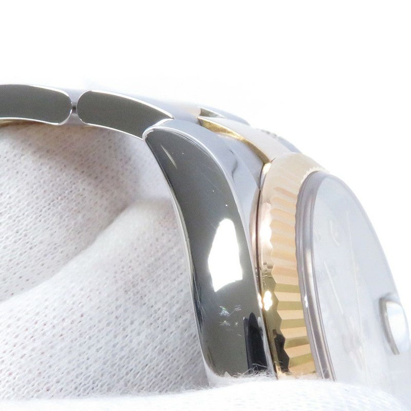 ロレックス デイトジャスト SS/K18YG 10Pダイヤ 116233G ROLEX 腕時計 シルバーコンピューター文字盤