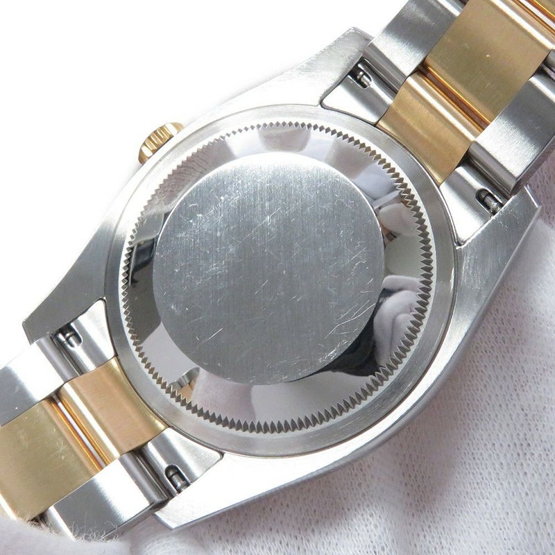 ロレックス デイトジャスト SS/K18YG 10Pダイヤ 116233G ROLEX 腕時計 シルバーコンピューター文字盤