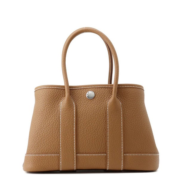 エルメス トートバッグ ネオ・ガーデン 23 ガーデンパーティ ゴールド/シルバー金具 ネゴンダ K刻印