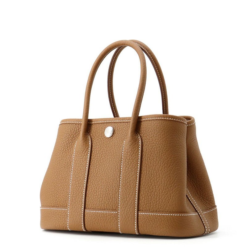 エルメス トートバッグ ネオ・ガーデン 23 ガーデンパーティ ゴールド/シルバー金具 ネゴンダ K刻印