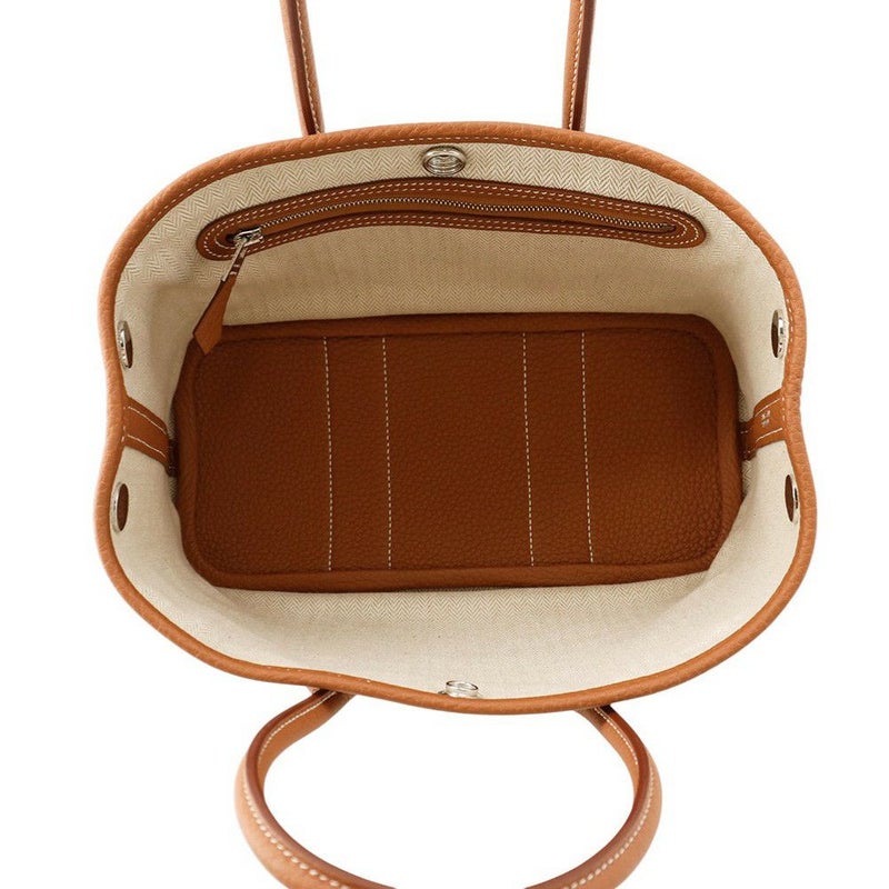 エルメス トートバッグ ネオ・ガーデン 23 ガーデンパーティ ゴールド/シルバー金具 ネゴンダ K刻印