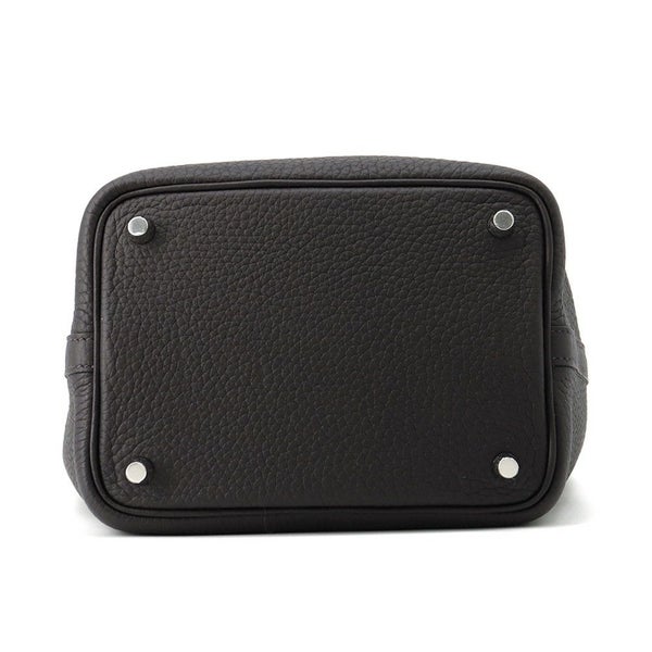 エルメス ハンドバッグ ピコタンロックPM プルノワール/シルバー金具 トリヨンクレマンス W刻印