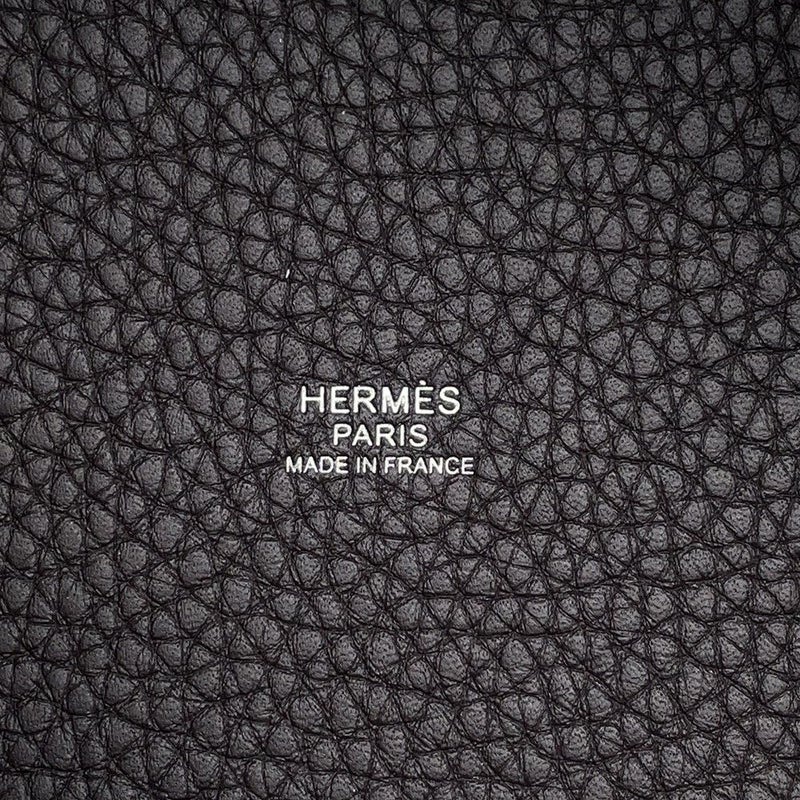 エルメス ハンドバッグ ピコタンロックPM プルノワール/シルバー金具 トリヨンクレマンス W刻印