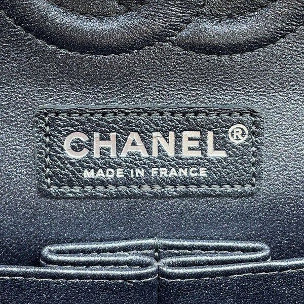 シャネル チェーンショルダーバッグ マトラッセ25 ココマーク ダブルチェーン キャビアスキン A01112 CHANEL