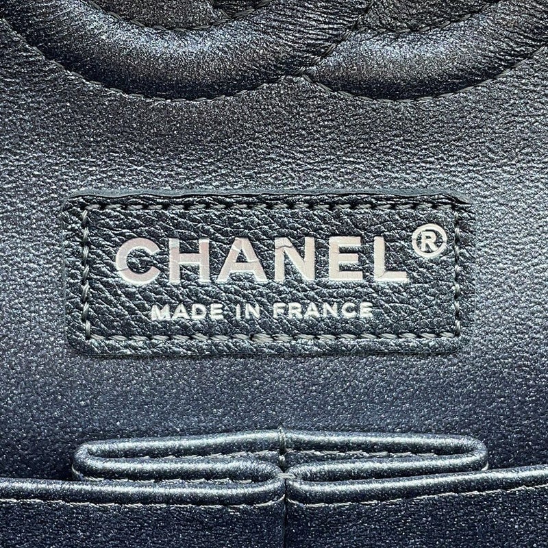 シャネル チェーンショルダーバッグ マトラッセ25 ココマーク ダブルチェーン キャビアスキン A01112 CHANEL