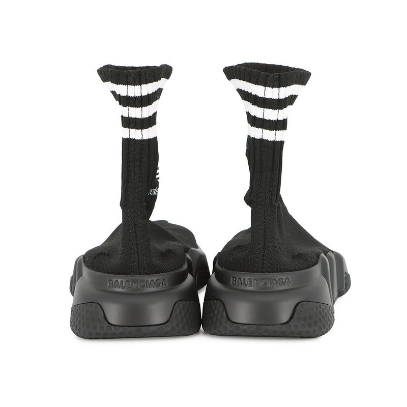 バレンシアガ スニーカー アディダスコラボ ソックススニーカー レディースサイズ35 717589 BALENSIAGA adidas 靴 黒 白