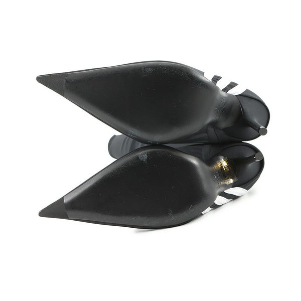 バレンシアガ ブーツ アディダスコラボ ナイフ オーバーニーブーツ レディースサイズ37 724074 BALENCIAGA adidas 靴 黒 白