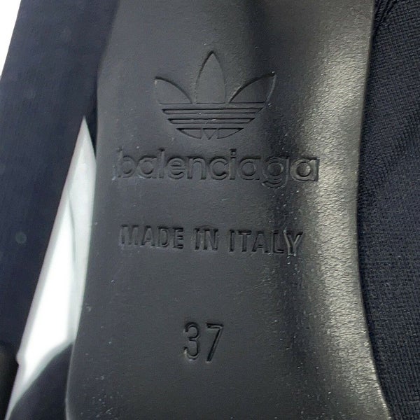 バレンシアガ ブーツ アディダスコラボ ナイフ オーバーニーブーツ レディースサイズ37 724074 BALENCIAGA adidas 靴 黒 白