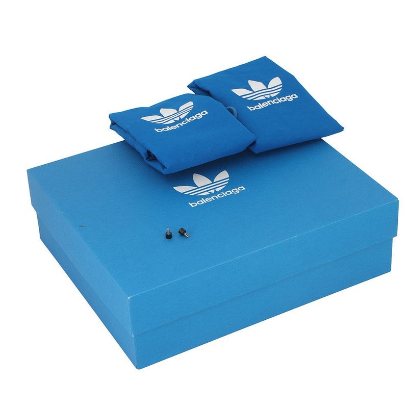 バレンシアガ ブーツ アディダスコラボ ナイフ オーバーニーブーツ レディースサイズ37 724074 BALENCIAGA adidas 靴 黒 白