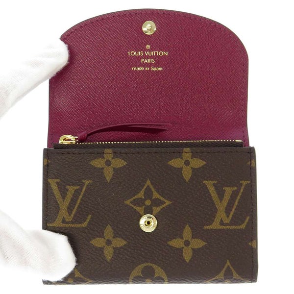 ルイヴィトン コインケース モノグラム ポルトモネ・ロザリ M41939 LOUIS VUITTON フューシャ