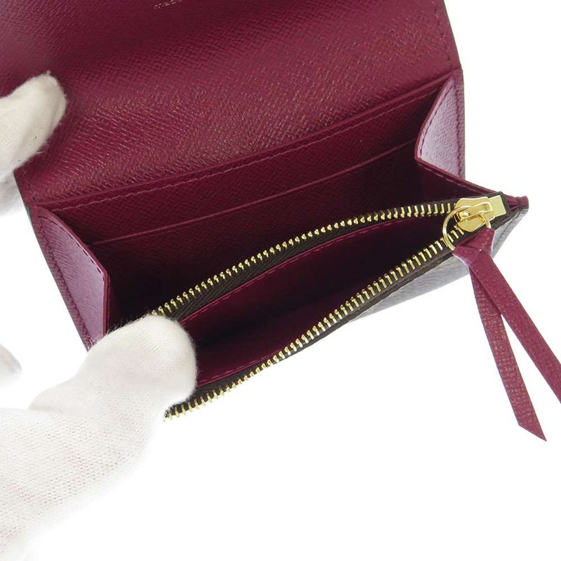 ルイヴィトン コインケース モノグラム ポルトモネ・ロザリ M41939 LOUIS VUITTON フューシャ