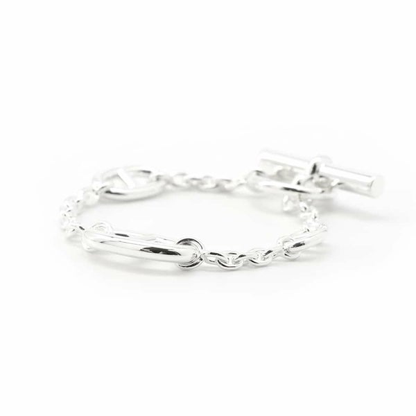 エルメス ブレスレット シェーヌダンクル ファランドール SV925シルバー サイズSH HERMES ジュエリー