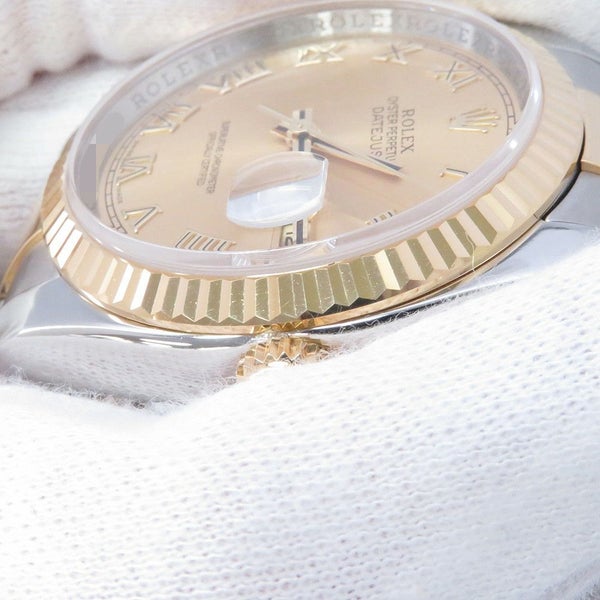 ロレックス デイトジャスト Z番 SS/K18YG 116233 ROLEX 腕時計 シャンパン文字盤