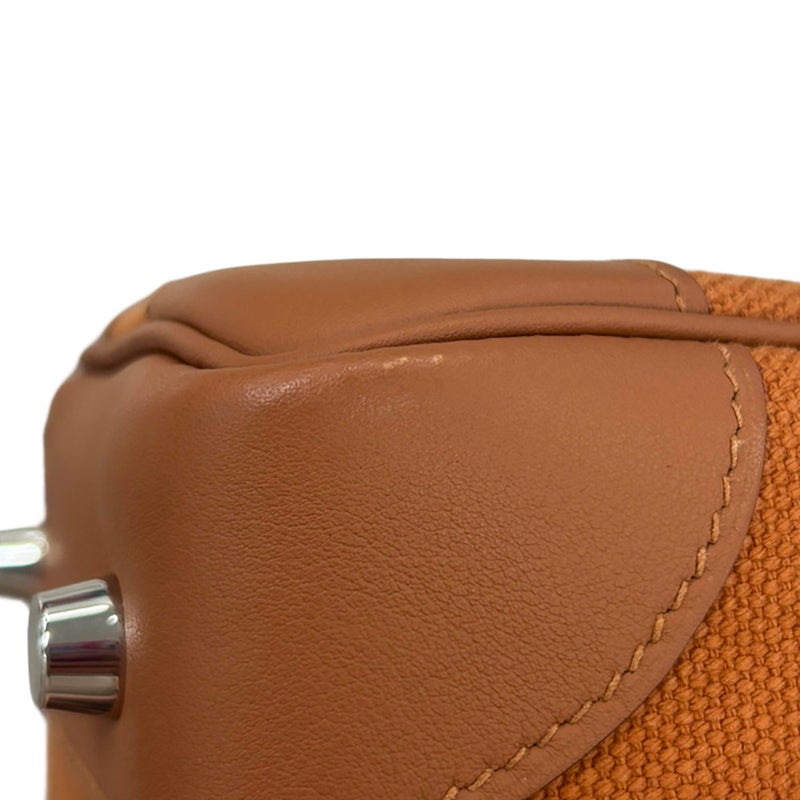 エルメス バーキン25 カーゴ ゴールド/シルバー金具 トワルゴエラン/スイフト W刻印