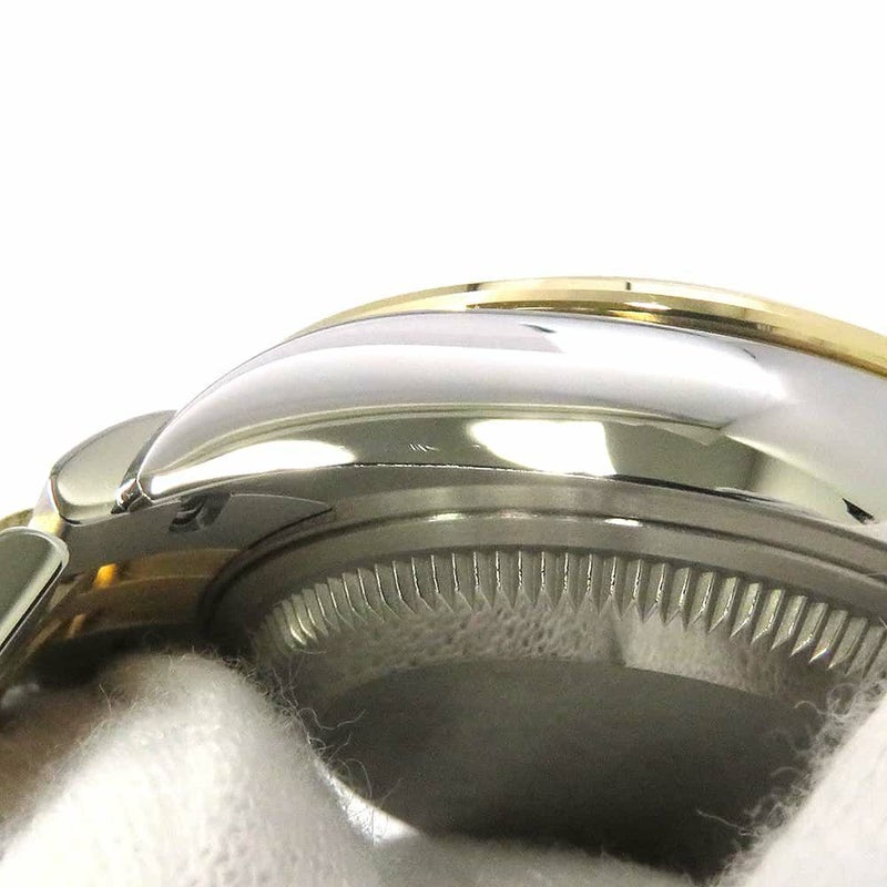 ロレックス レディ デイトジャスト SS/K18YG ダイヤべゼル 279383RBR ホワイトマザーオブパール/10PD文字盤 ホワイトシェル