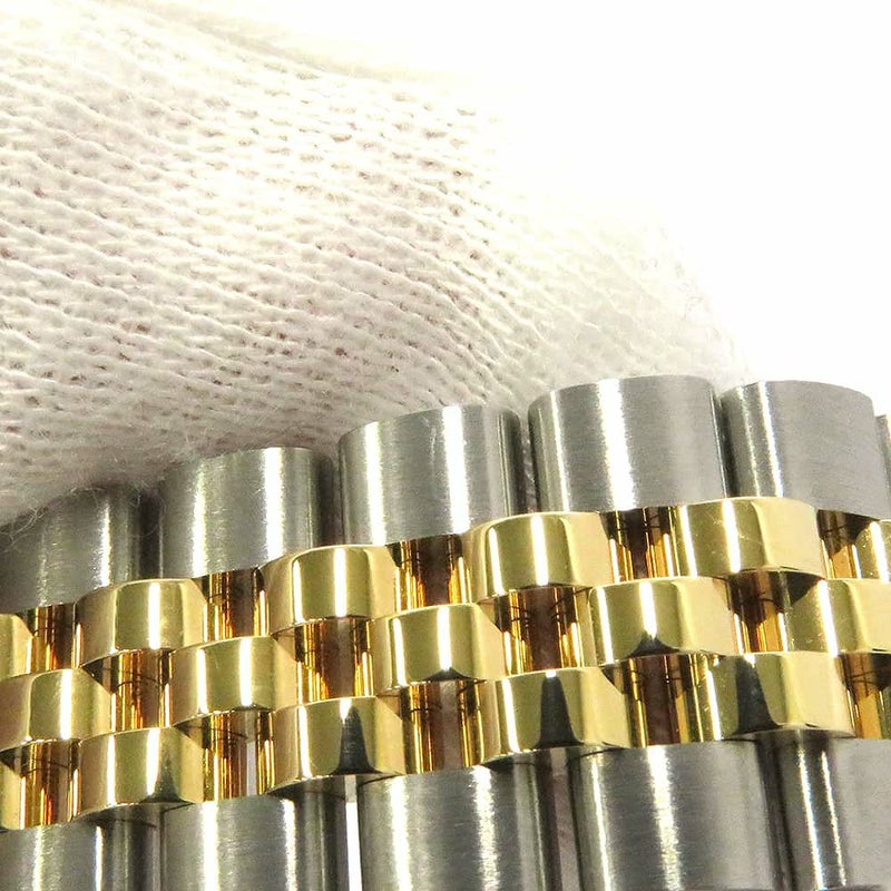 ロレックス レディ デイトジャスト SS/K18YG ダイヤべゼル 279383RBR ホワイトマザーオブパール/10PD文字盤 ホワイトシェル