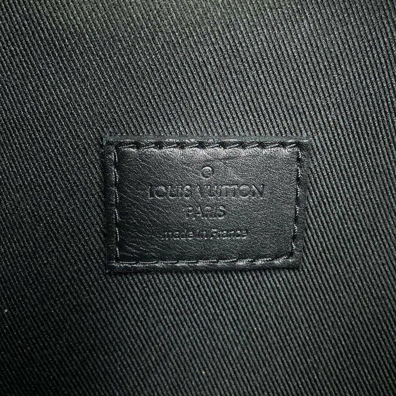 ルイヴィトン ボディバッグ モノグラム・シャドウ ディスカバリー・バムバッグ M44388 ウエストバッグ 黒 ブラック