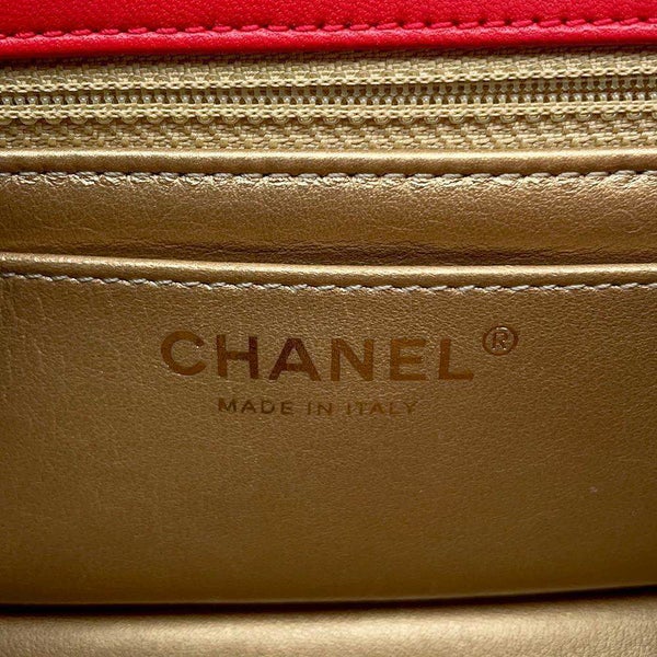 シャネル チェーンショルダーバッグ ココマーク マトラッセ20 ココボール ラムスキン AS1787 CHANEL