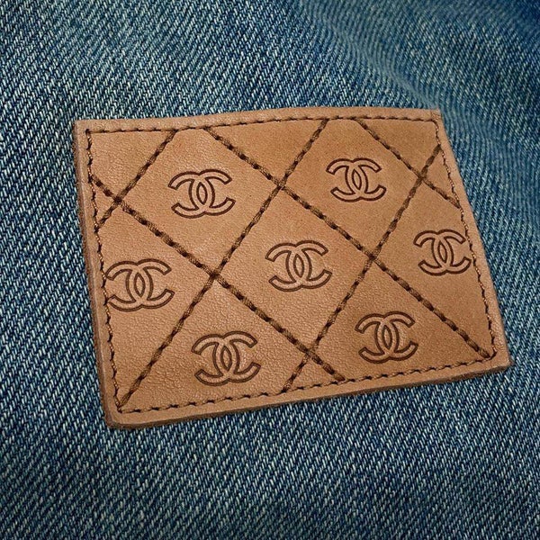 シャネル トートバッグ ショッピングバッグ デニム ココマーク AS0480 CHANEL バッグ ポーチ付き