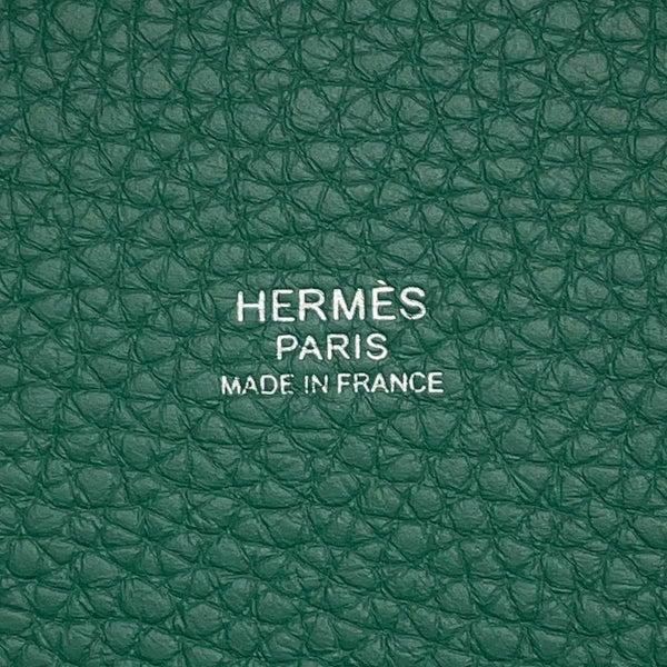 エルメス ハンドバッグ ピコタンロックMM ヴェールモワイヤン/シルバー金具 トリヨンクレマンス W刻印