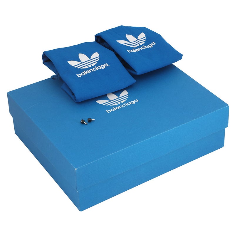 バレンシアガ ブーツ アディダスコラボ ナイフブーティー レディースサイズ37 724073 BALENSIAGA adidas 靴 黒 白