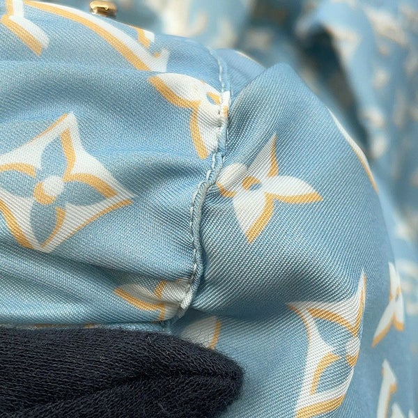 ルイヴィトン ジャケット モノグラム ジップアップフーディ ナイロン レディースサイズ36 LOUIS VUITTON 23AW セール品