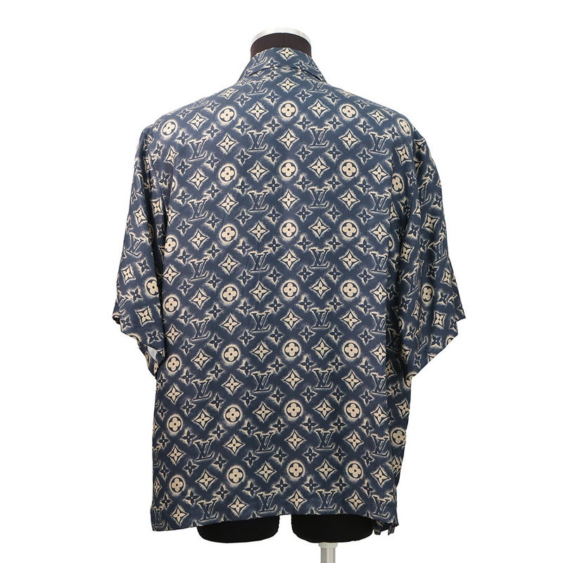 ルイヴィトン トップス オープンカラーシャツ シルク メンズサイズL HPS34W LOUIS VUITTON 半袖  23AW