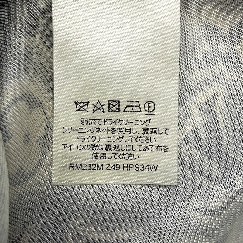 ルイヴィトン トップス オープンカラーシャツ シルク メンズサイズL HPS34W LOUIS VUITTON 半袖  23AW